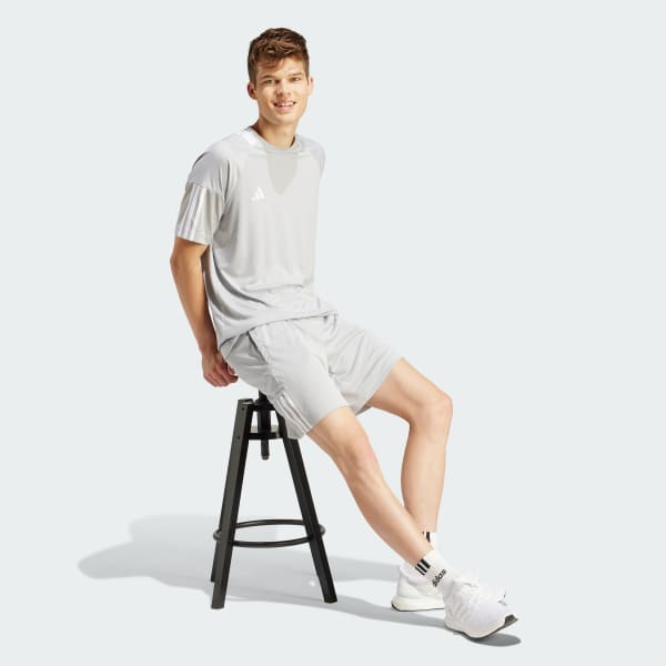 Grey Sereno AEROREADY Cut 3-Stripes Shorts