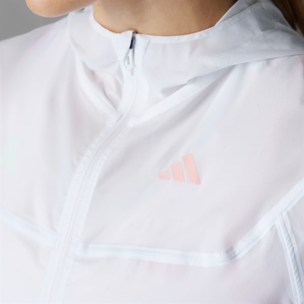 White Adizero Running Lightweight Jacket Women