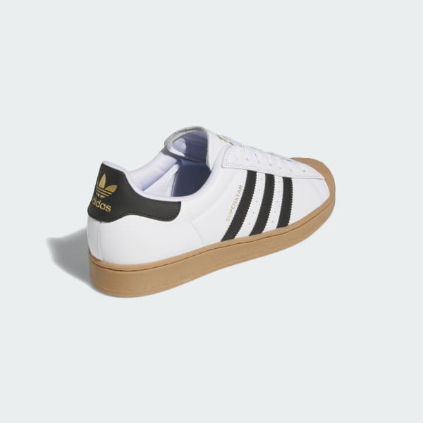 Adidas superstar  white  gold-gum hot sale