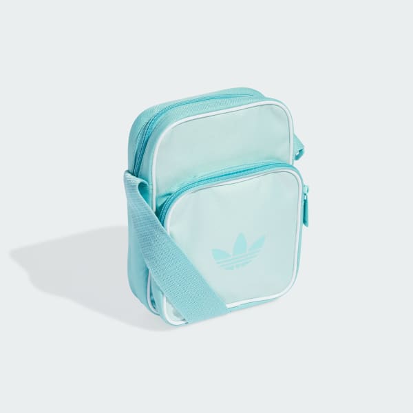 สีเทอร์คอยส์ กระเป๋าใส่ของขนาดเล็ก Adicolor Classic