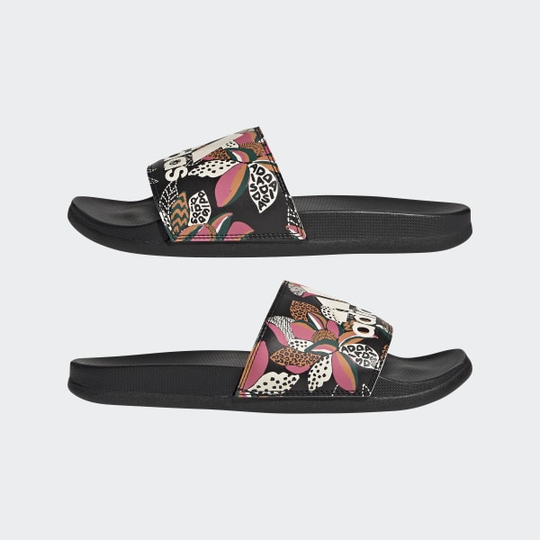Adidas floral slide sandals 2025