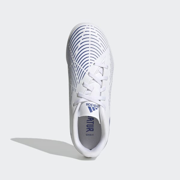 Blanco Botines Predator Edge.4 Pasto Sintético
