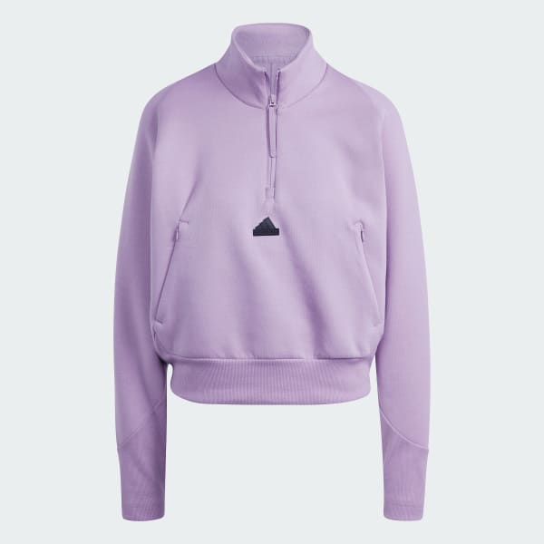 Purple Z.N.E. Quarter-Zip Track Jacket