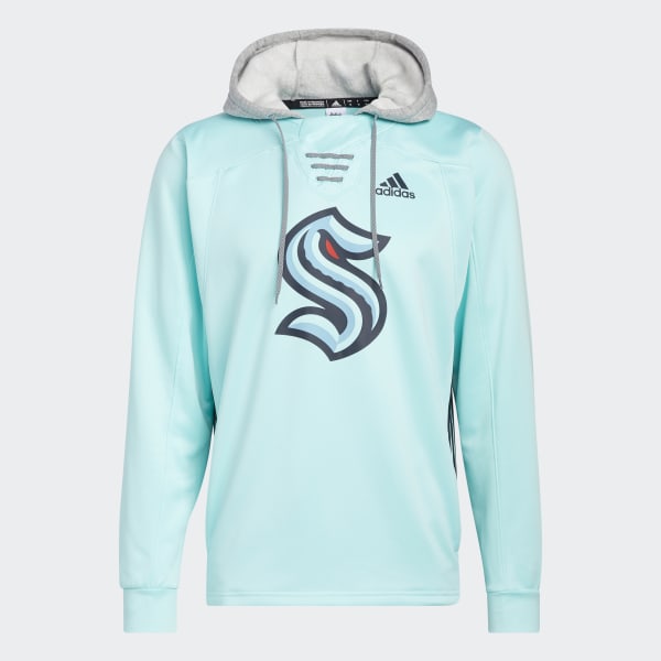 adidas Kraken 22 NHL No-Dye 1/4 Zip Hoodie (Gender Neutral) - White, Unisex Hockey