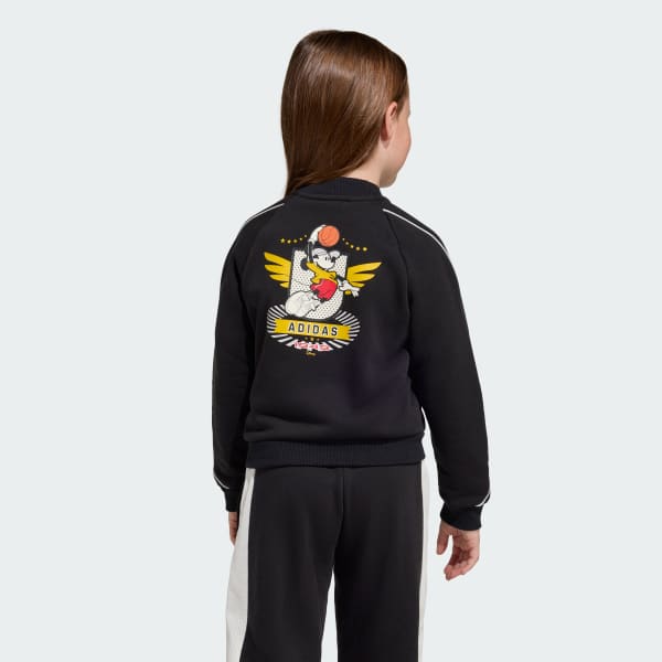 ADIDAS DISNEY MICKEY MOUSE TRACK TOP - Black | Free Shipping with
