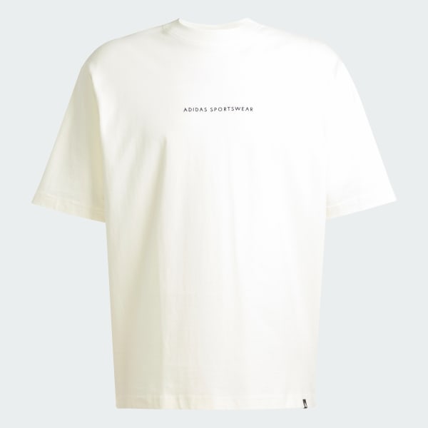 Blanco Camiseta Codes Doodle Camp Estampada