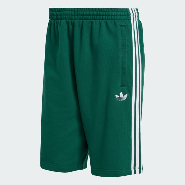 Verde SHORTS TRÊS LISTRAS