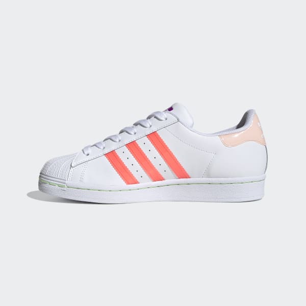 adidas superstar 2 white red