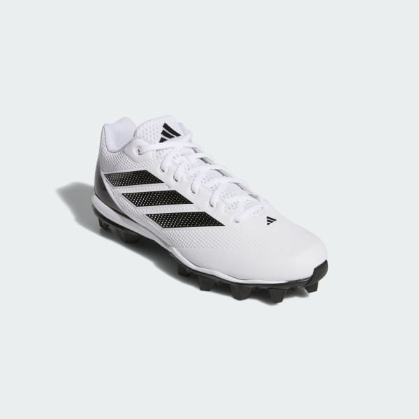 White Adizero Impact 2.0 Molded baseball Cleats