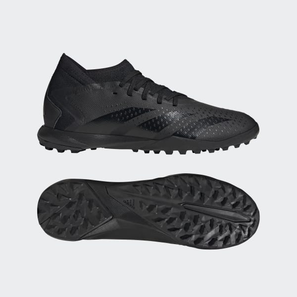 adidas Predator Accuracy.3 Turf Soccer Shoes - Black, Unisex Soccer