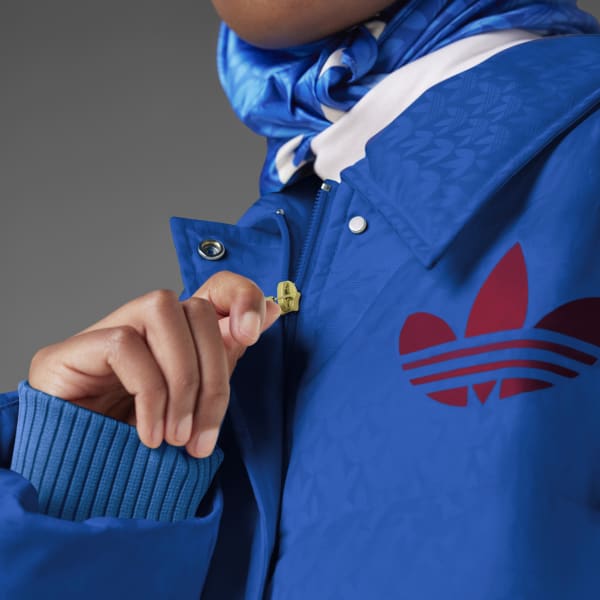 adidas Adicolor Heritage Now Monogram Puffer Jacket - Blue | Women's  Lifestyle | adidas US