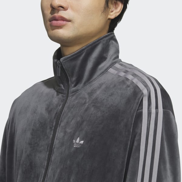 アディダス　ファイヤーバード トラックトップ ベロア グレー adidas(アディダス)FB TT VELOUR / ファイヤーバード トラックトップ