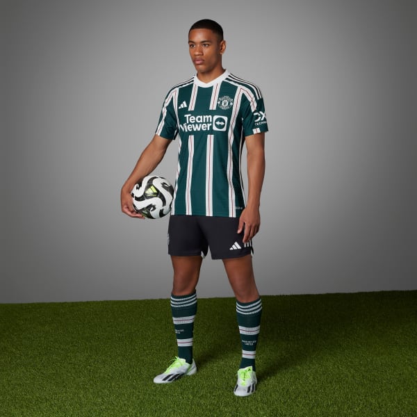 Zielony Manchester United 23/24 Away Authentic Jersey