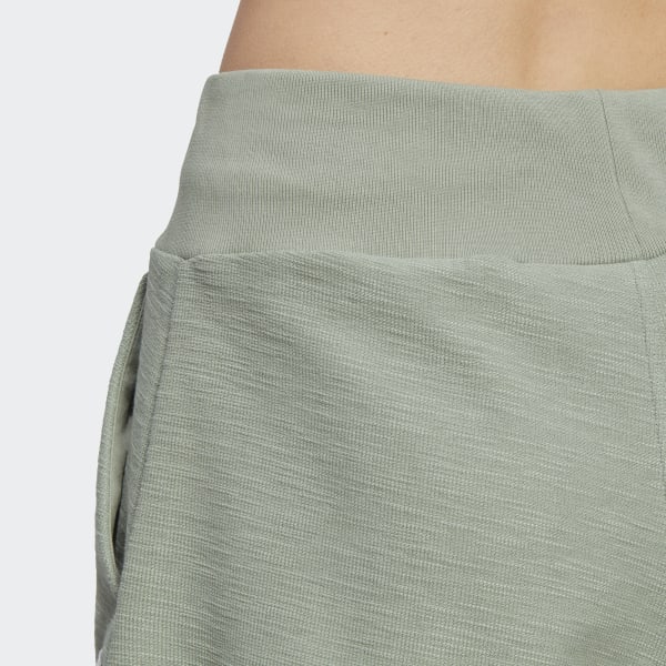 adidas Lounge Terry Loop Shorts - Green | Women's Lifestyle