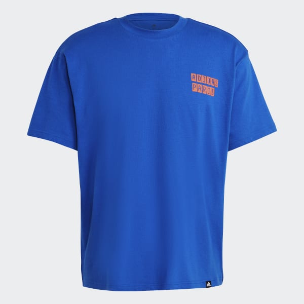 Blau Graphic T-Shirt
