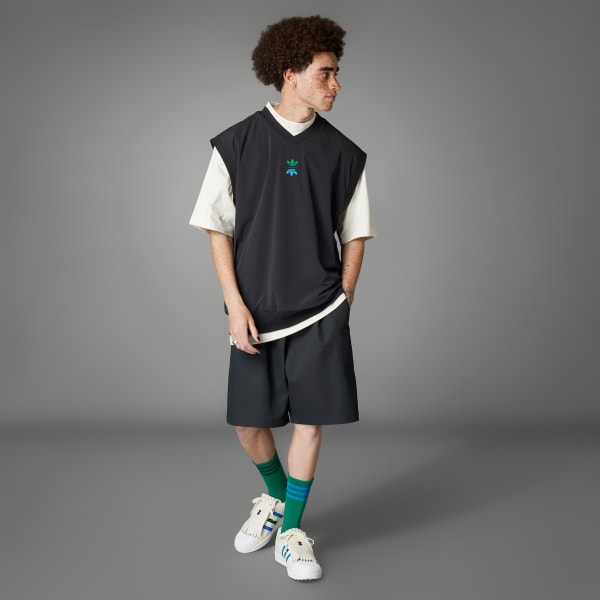 adidas Rolling Links Pullover Vest - Black | adidas Türkiye