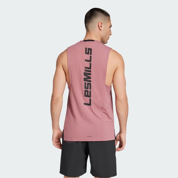 Ροζ Les Mills Graphic Tank Top
