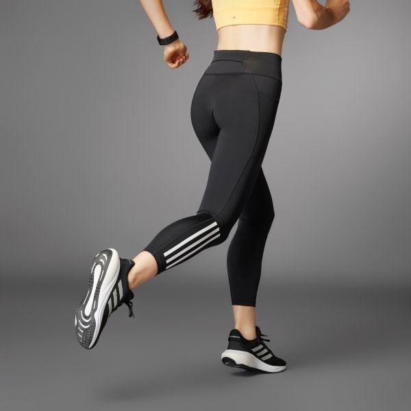 Preto Leggings 7/8 3-Stripes DailyRun adidas