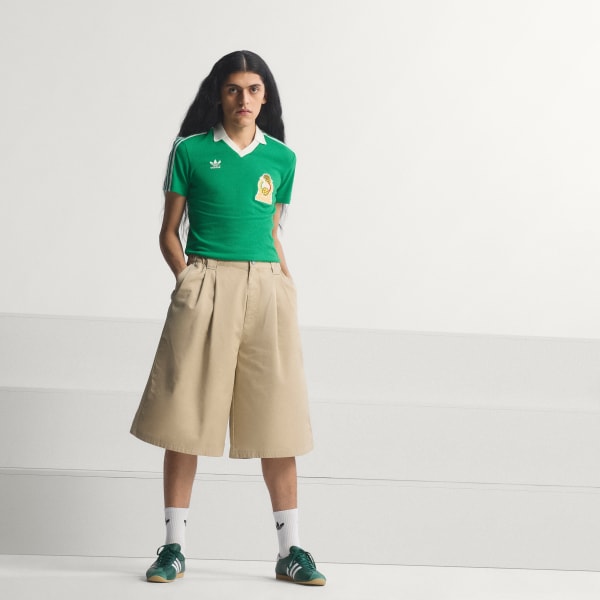 Verde Camisola Principal Mexico 1986