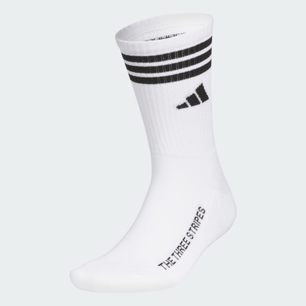 White Crew Socks With Box Package