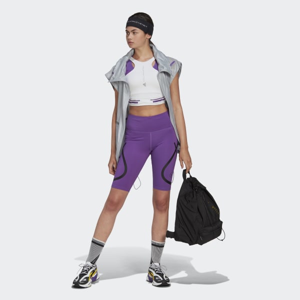 Lila adidas by Stella McCartney TruePace Cycling Shorts