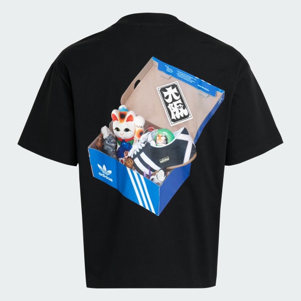 アディダス 大阪 シューズボックス 半袖Tシャツ - ブラック