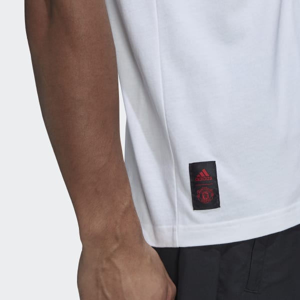 White Manchester United DNA Graphic Tee QF912