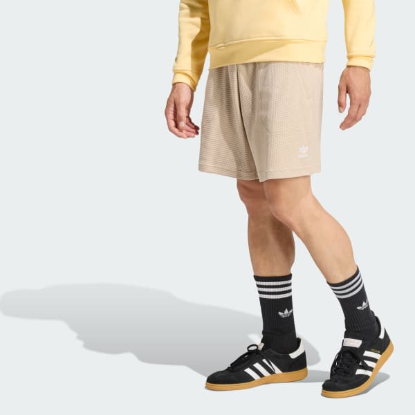 Be Quần Short Waffle Ba Lá Essentials