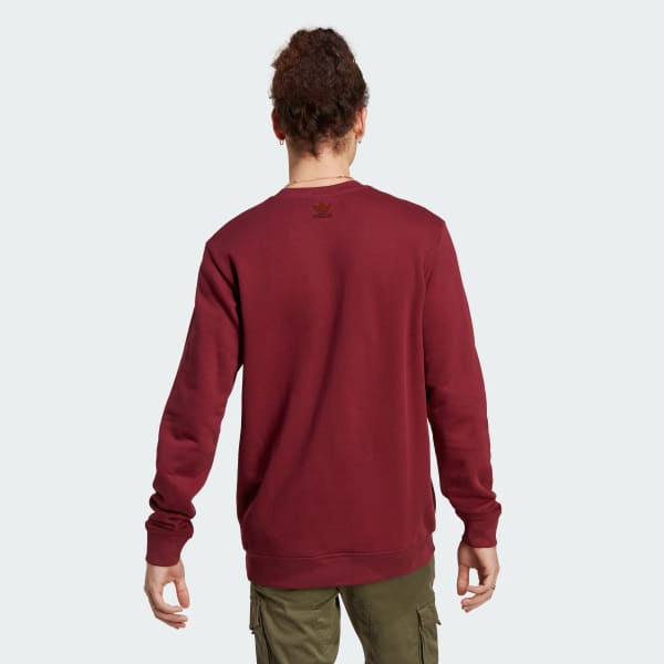 Bordowy Graphics Archive Crew Sweatshirt