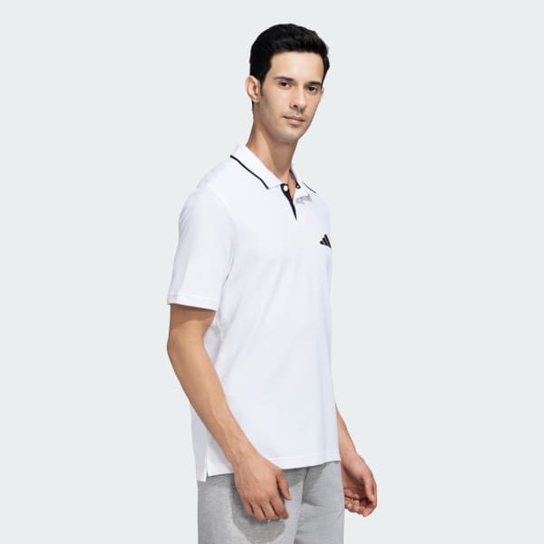White Tipping Polo T-Shirt