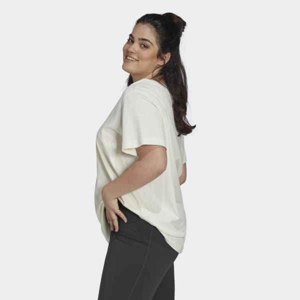 bílá Tričko (plus size) CV935