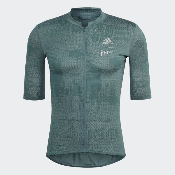 Green The Parley Short Sleeve Cycling Jersey