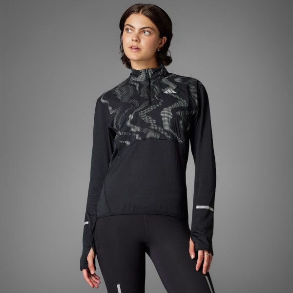 Nero Maglia Ultimate Hi Vis Reflective 1/2-Zip