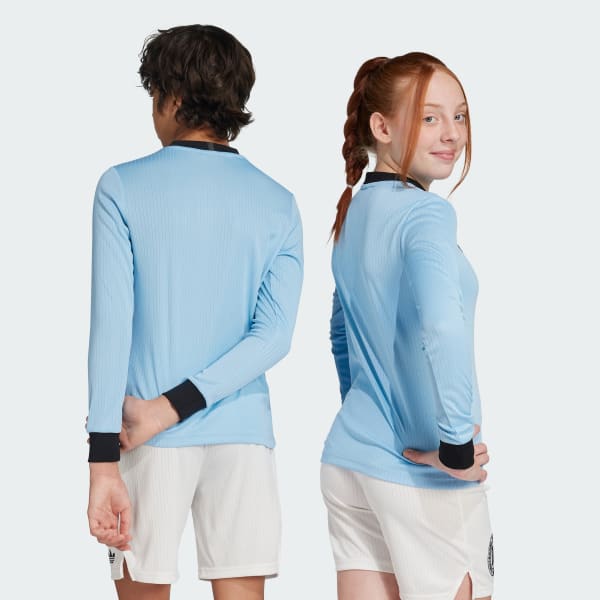 Blau DFB Anniversary Long Sleeve Kids Trikot