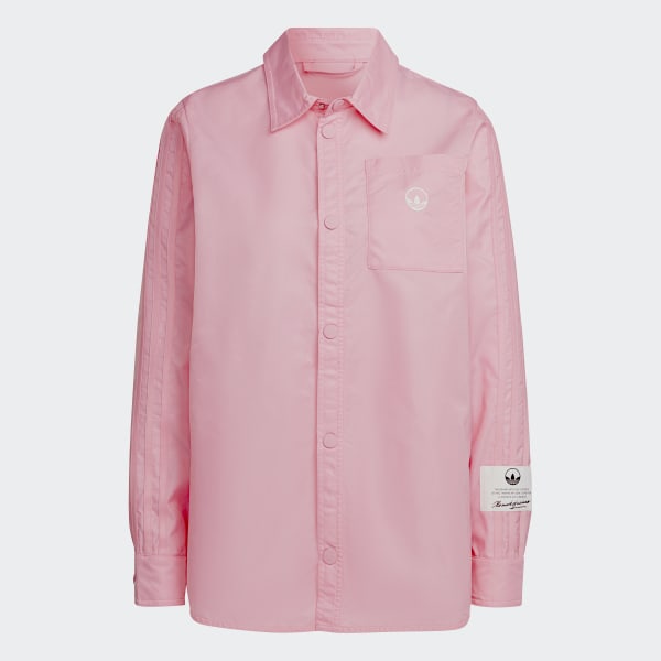 adidas Nylon Long Sleeve Shirt Pink adidas New Zealand