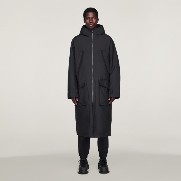 Zwart Y-3 GORE-TEX Gewatteerde Parka