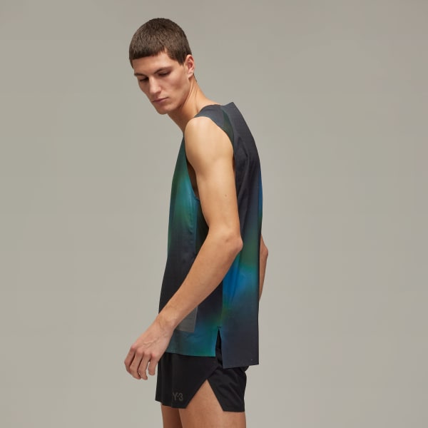Multicolor Y-3 Allover Print Running Tank Top