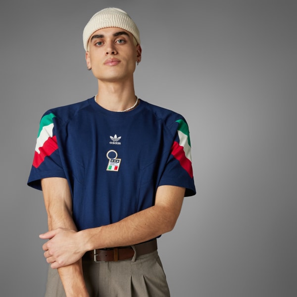 Azul Playera Italia Originals