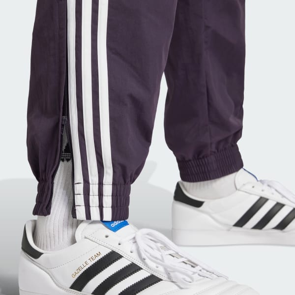 ★adidas★ Woven Firebird Track Pants Deep Purple IZ2412 New Adidas Originals WOVEN FIREBIRD TRACK PANTS IZ2412