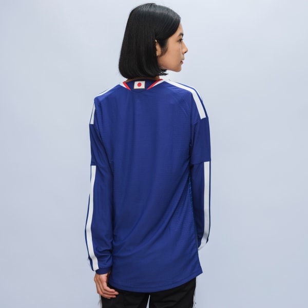 ブルー サッカー日本代表 2026 ホーム オーセンティック ユニフォーム 長袖