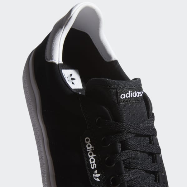 adidas 3mc black & white contrast canvas shoes