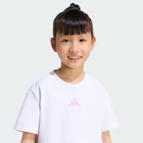 White SEASONALS SWEAT RUFFLES SET