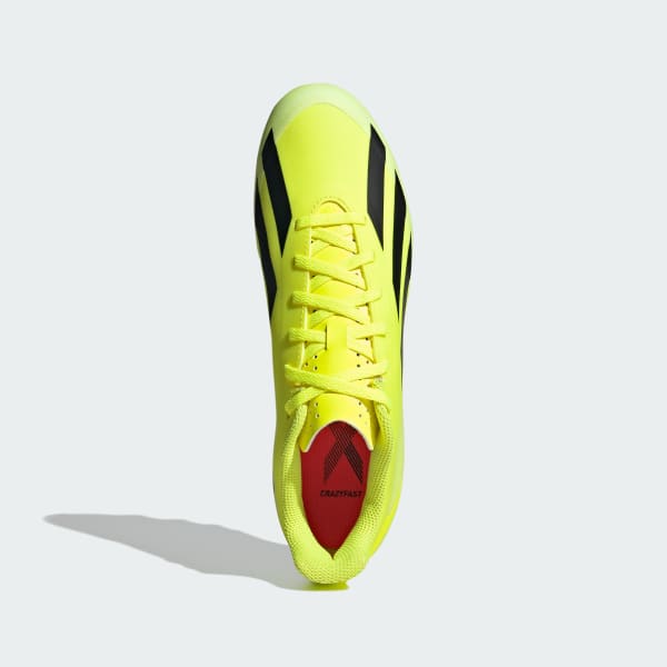 Amarillo Calzado de fútbol X Crazyfast Club Multiterreno