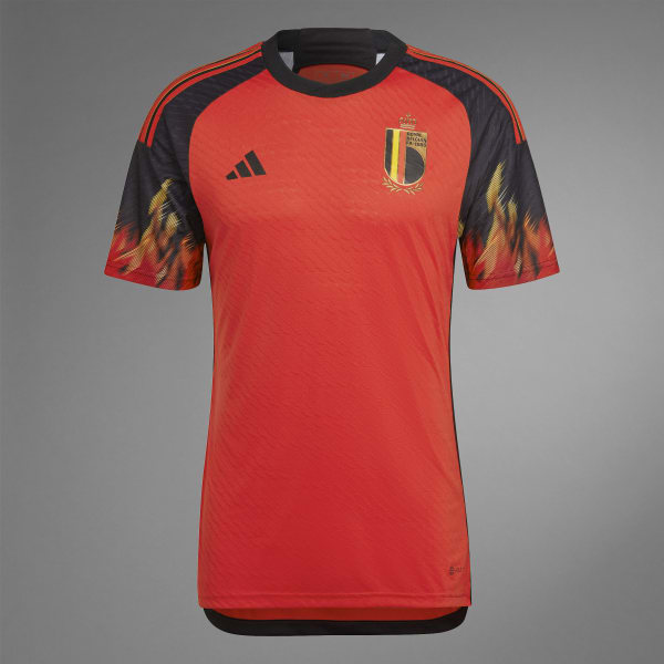 adidas Belgium 22 Home Authentic Jersey - Red