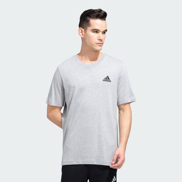 สีเทา เสื้อยืด Essentials Embroidered Small Logo