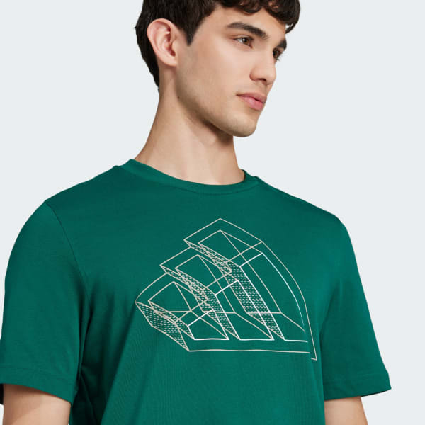 Camiseta Tech Outline Graphic - Verde adidas | adidas Brasil
