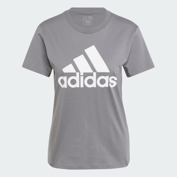 Grey Essentials Logo Tee