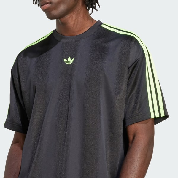 Tシャツ・カットソー [ADIDAS] JCQUARD JERSEY adidas Adicolor Jacquard Jersey - Black | Free Shipping with