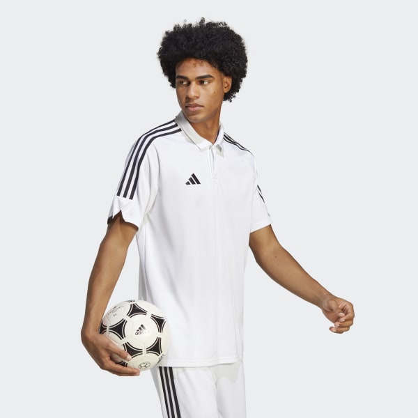 White Tiro 23 League Polo Shirt