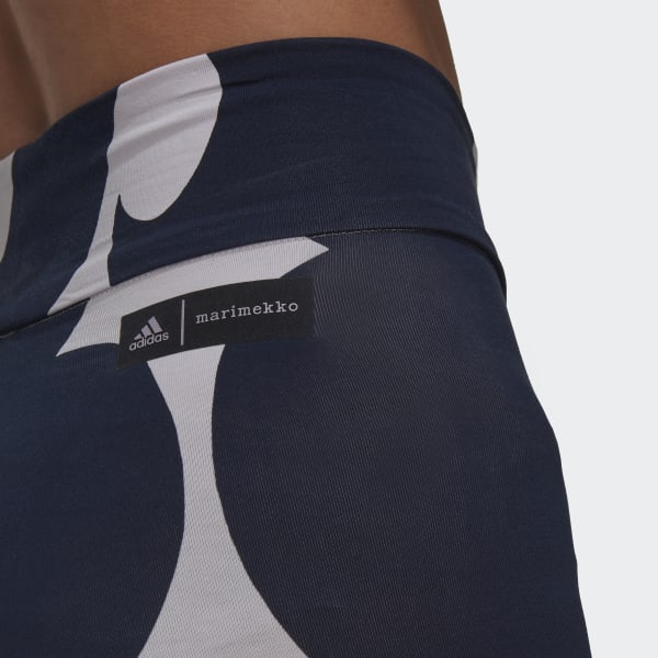 Mau-tim Quần Short Bó Thun Gân Marimekko Dài Tới Đầu Gối CE328